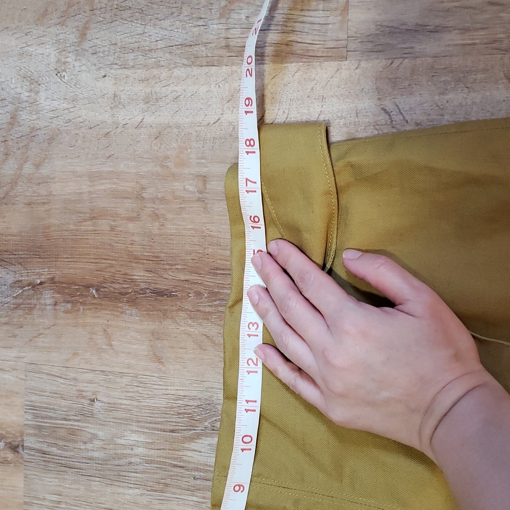 J Crew Tie Waist Skirt In Cotton-Linen, Color "Safari Gold", Size 14 - Picture 4 of 9